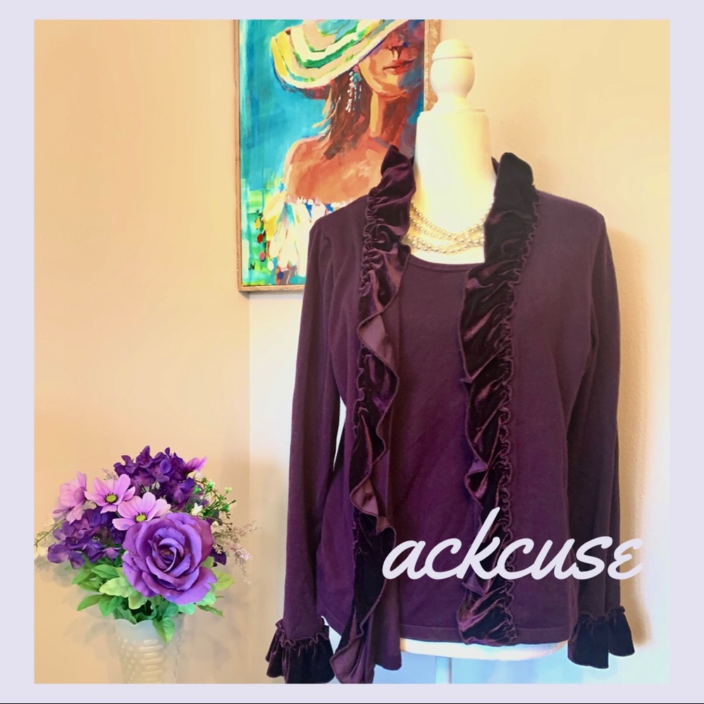 Elementz Deep Purple Sweater